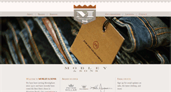 Desktop Screenshot of mobleyandsonsclothing.com